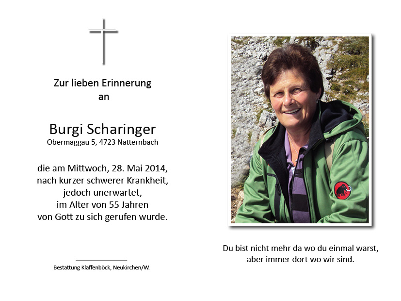 Burgi  Scharinger