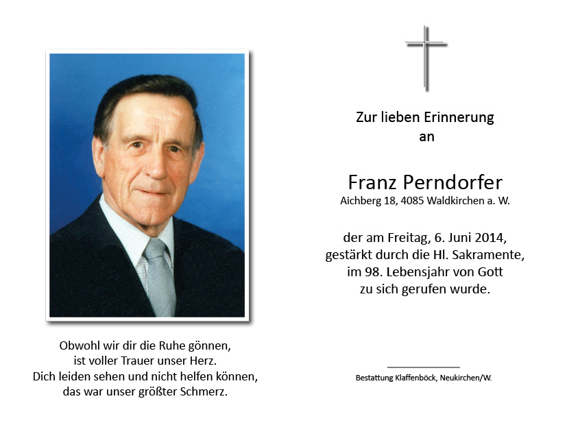 Franz  Perndorfer