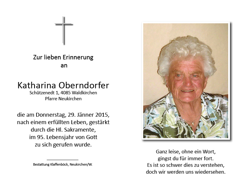 Katharina  Oberndorfer