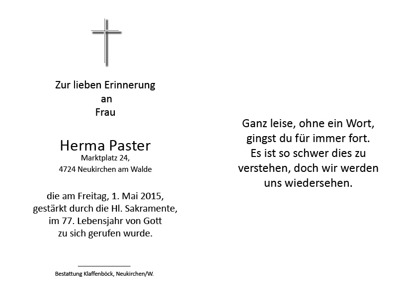 Herma  Paster