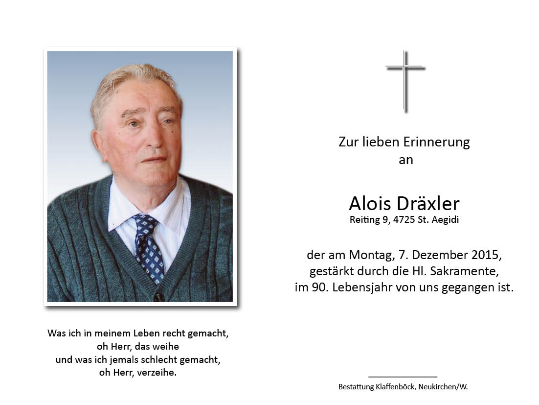 Alois  Dräxler