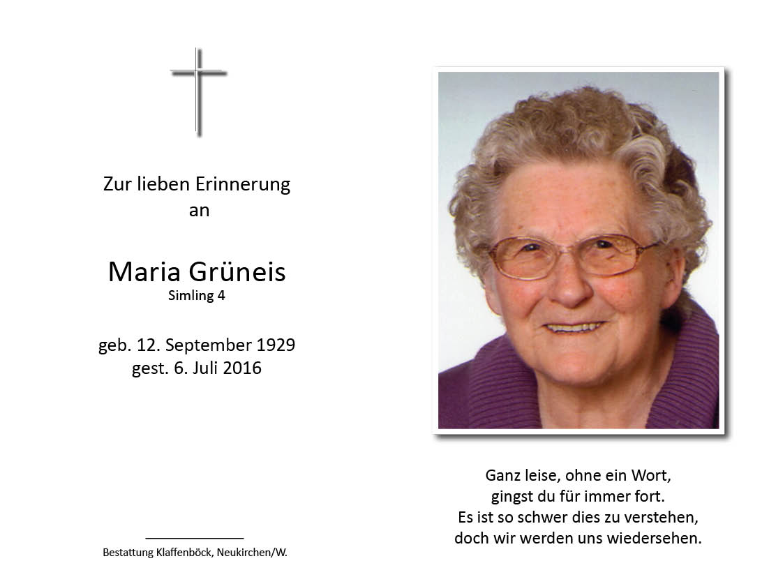 Maria  Grüneis