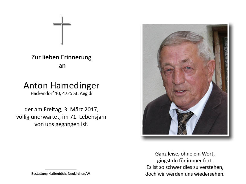 Anton  Hamedinger