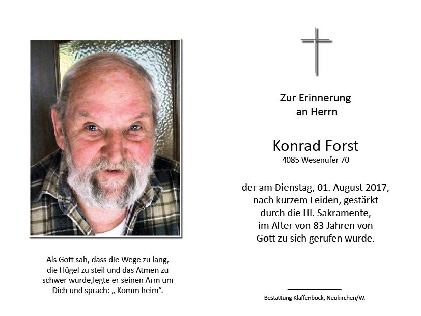 Konrad  Forst