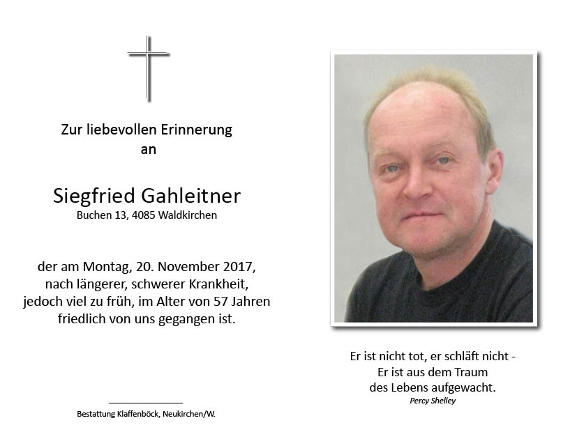 Siegfried  Gahleitner