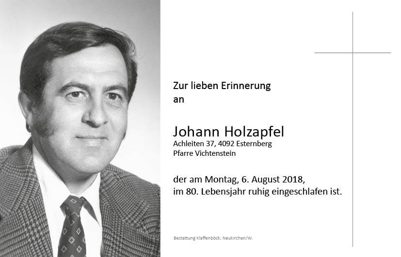 Johann  Holzapfel