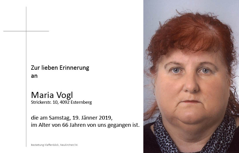 Maria  Vogl