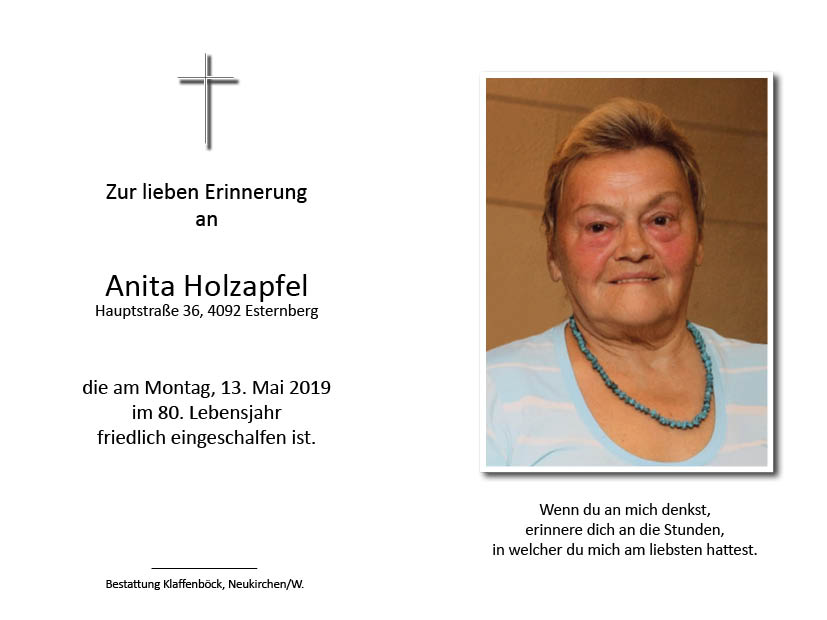 Anita  Holzapfel