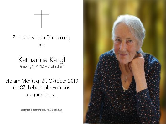 Katharina  Kargl