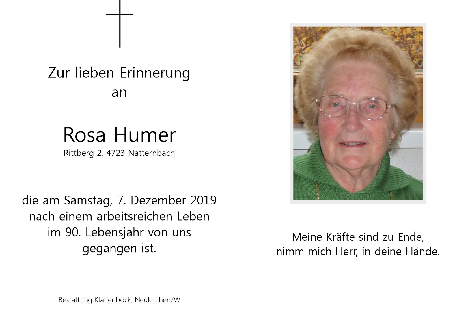 Rosa  Humer