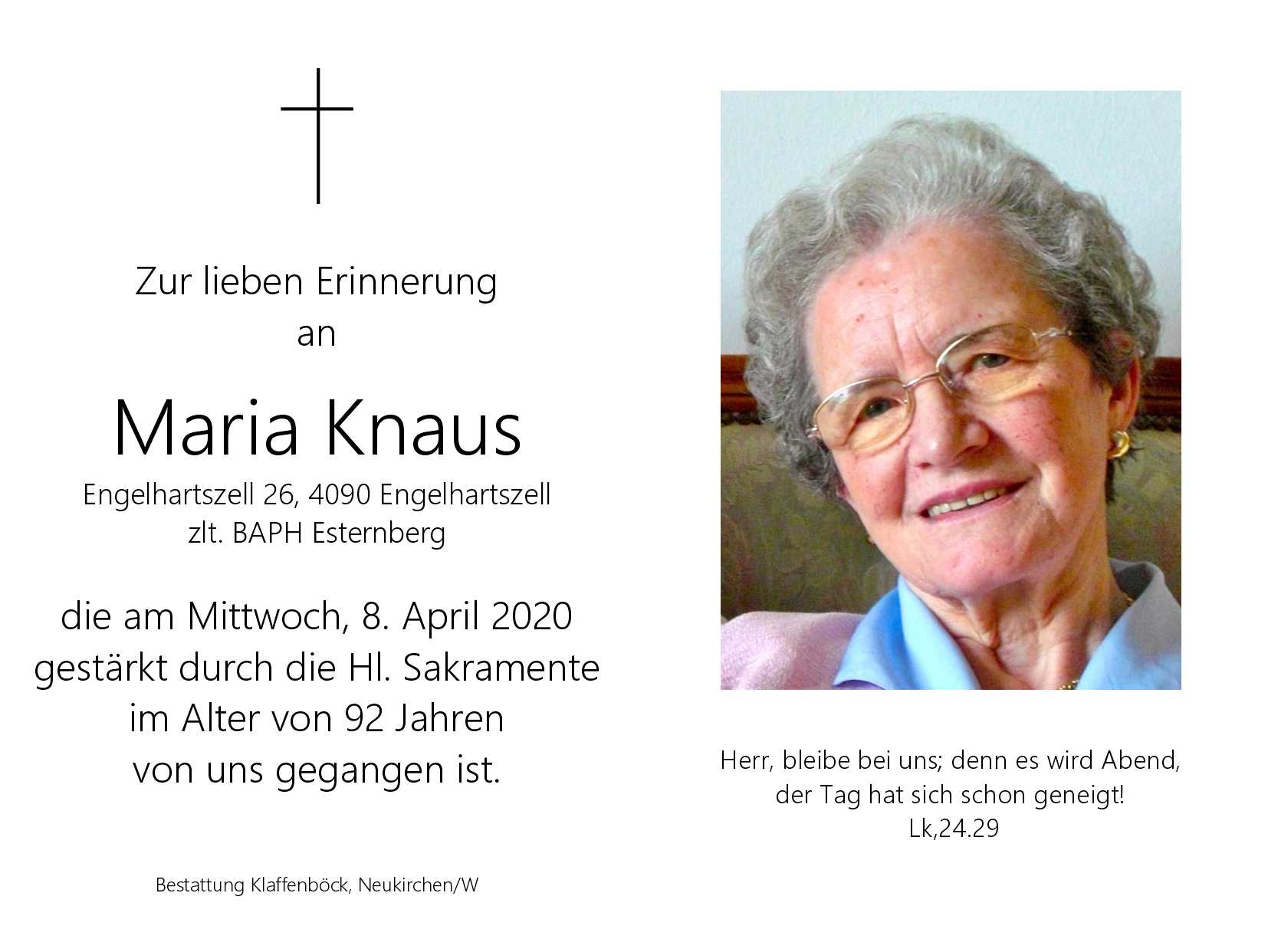 Maria  Knaus