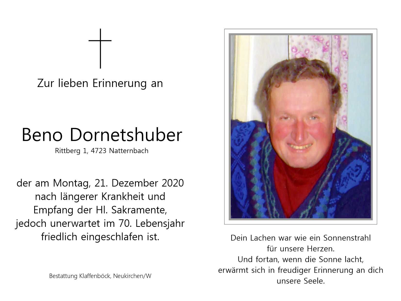 Beno  Dornetshuber