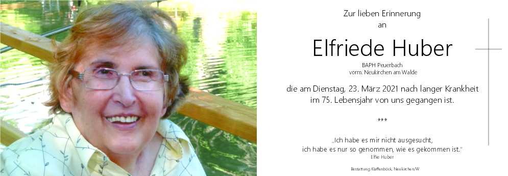 Elfriede  Huber
