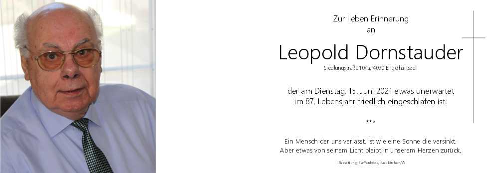 Leopold  Dornstauder