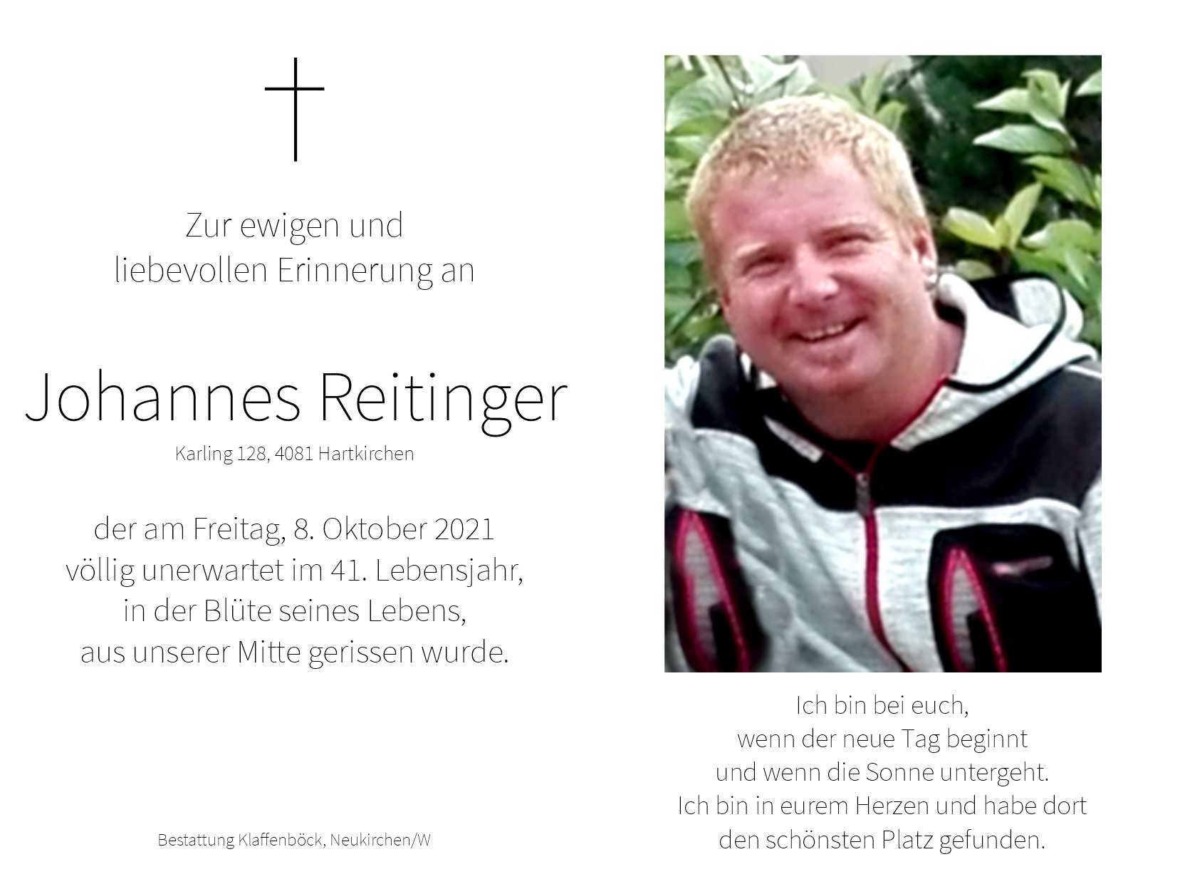 Johannes  Reitinger