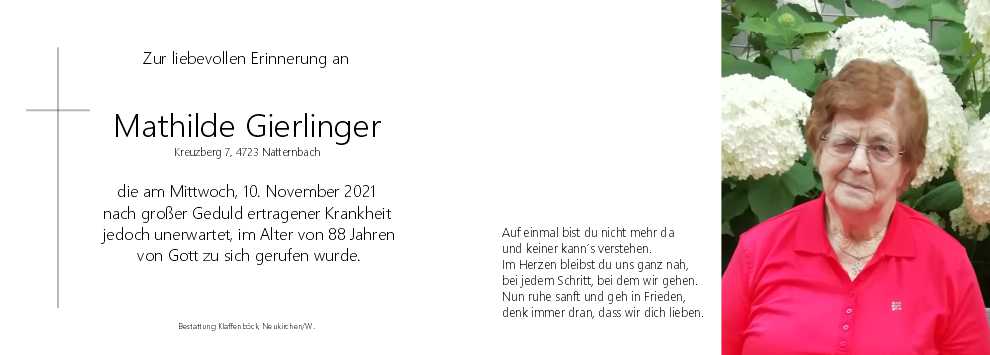 Mathilde  Gierlinger