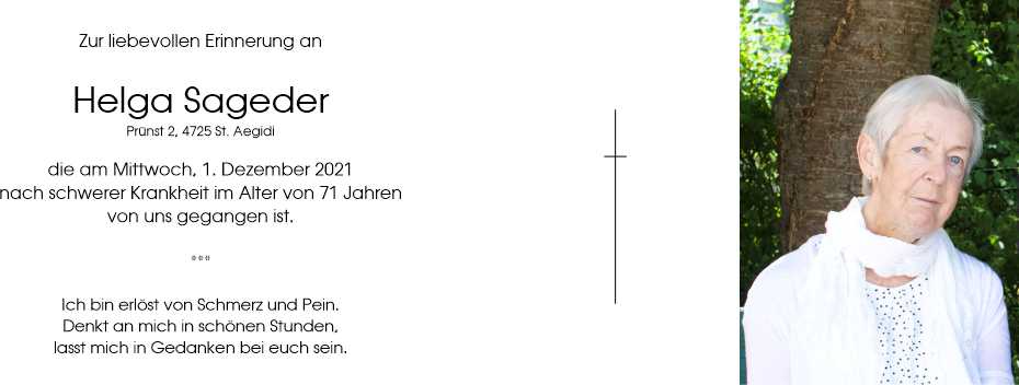 Helga  Sageder