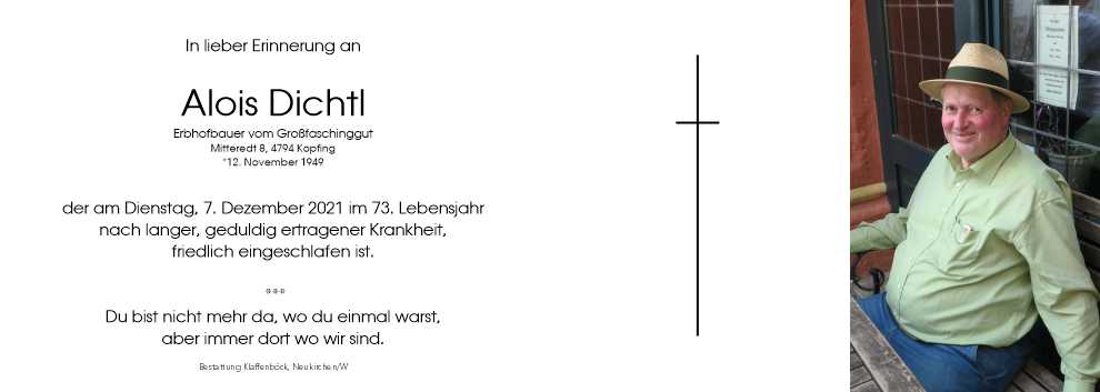 Alois  Dichtl