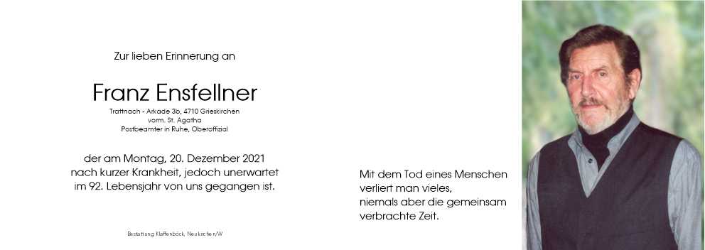 Franz  Ensfellner