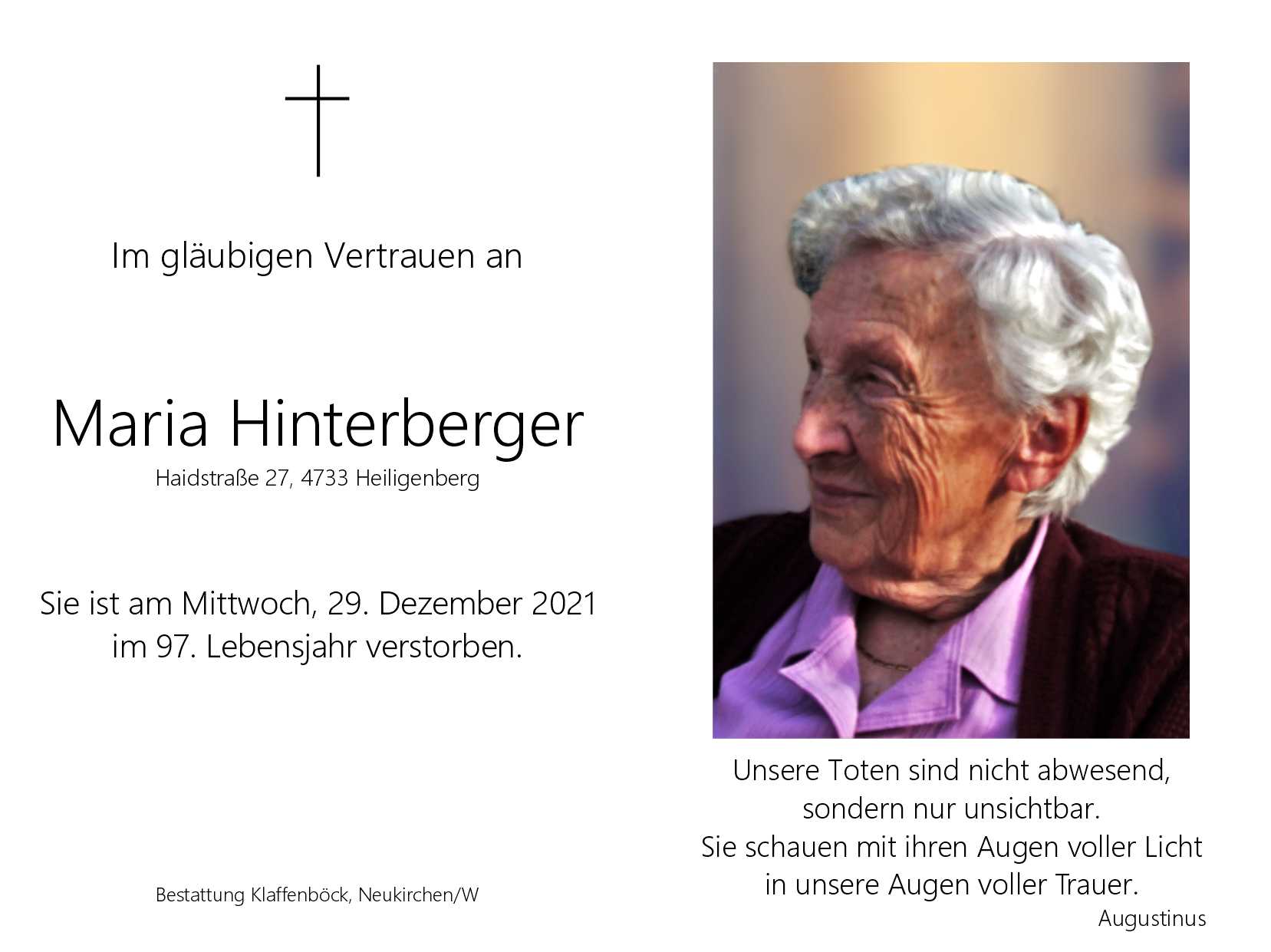 Maria  Hinterberger