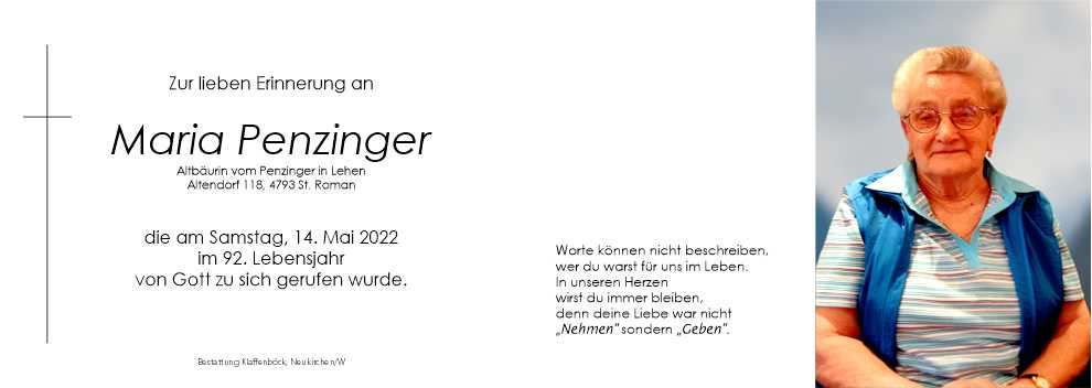 Maria  Penzinger