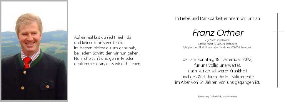 Franz  Ortner