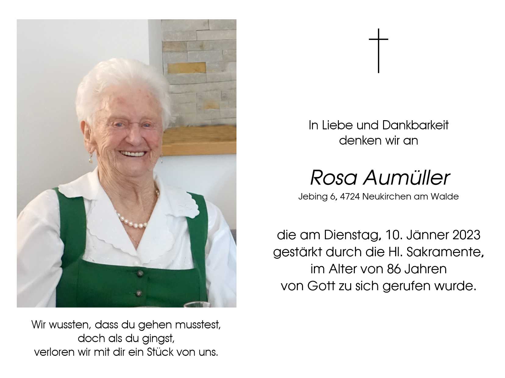 Rosa  Aumüller