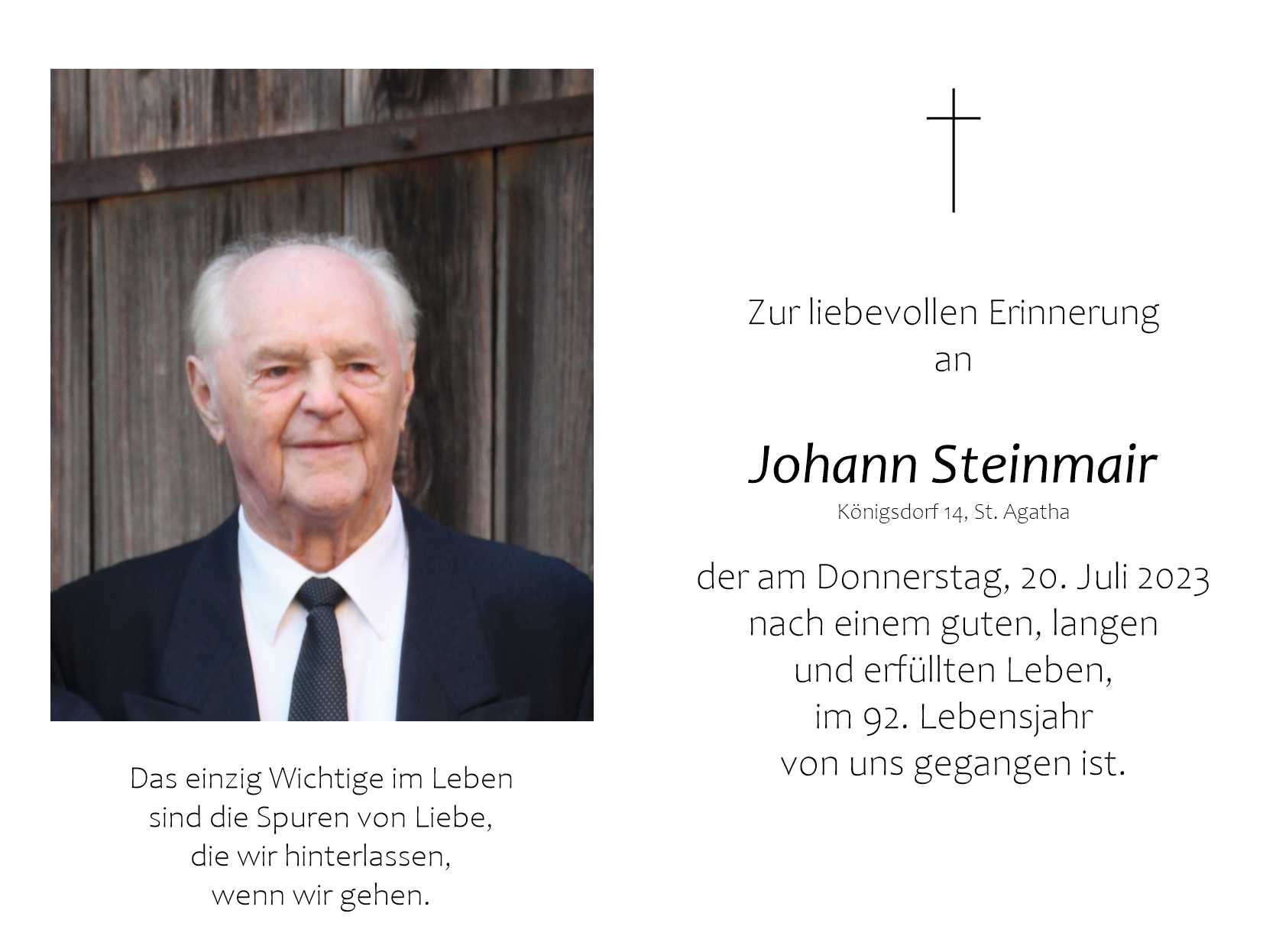 Johann  Steinmair