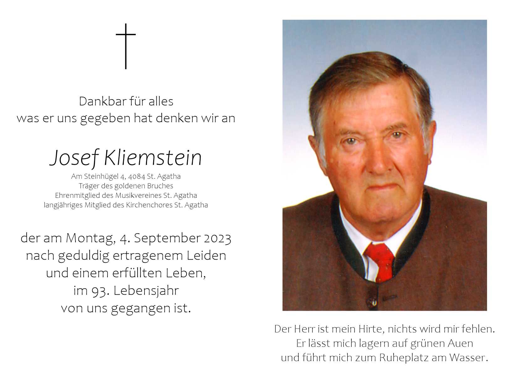 Josef  Kliemstein