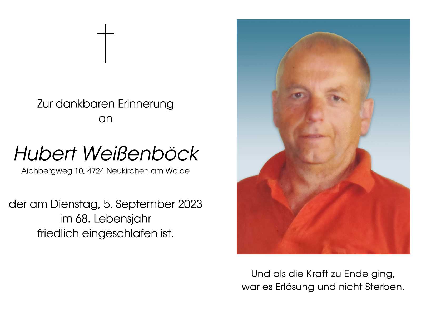 Hubert  Weißenböck