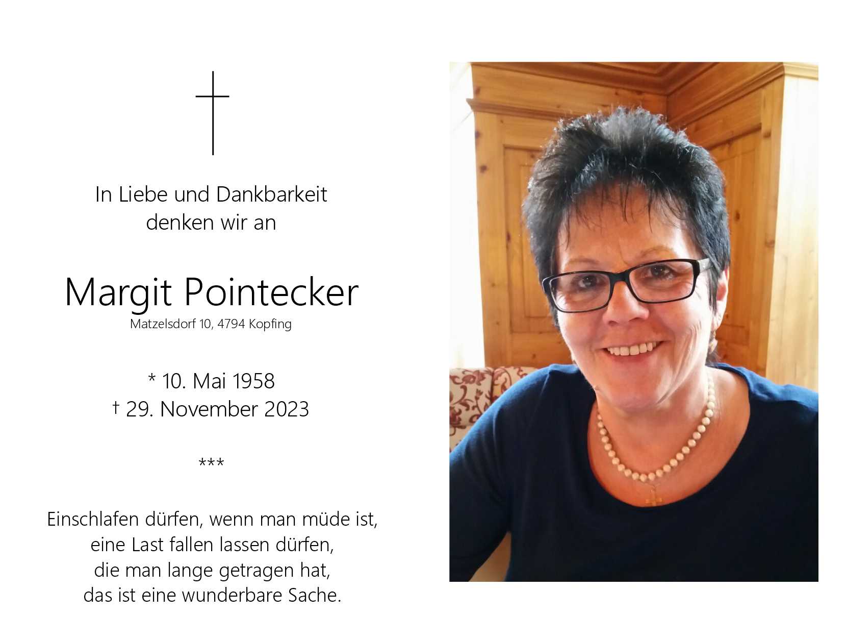 Margit  Pointecker