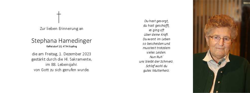 Stephana  Hamedinger