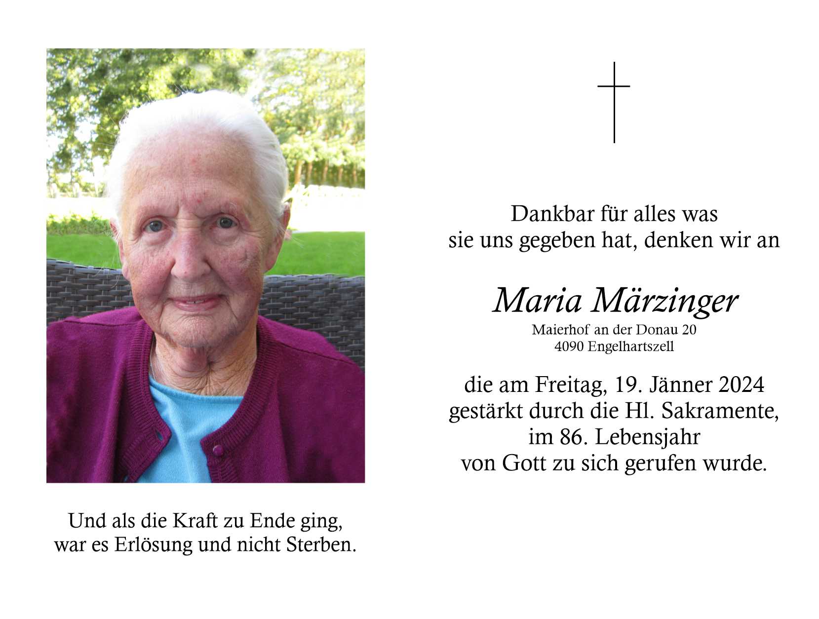 Maria  Märzinger
