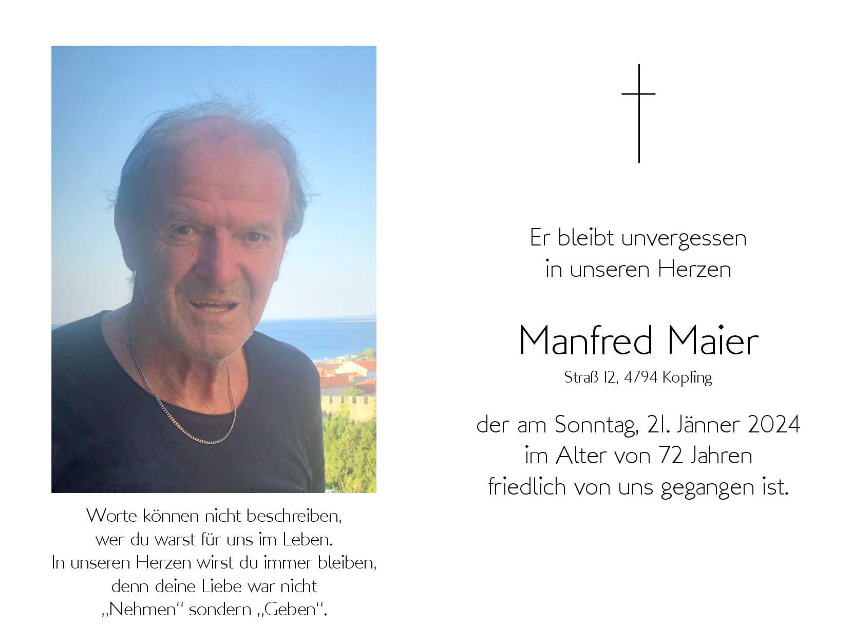 Manfred  Maier