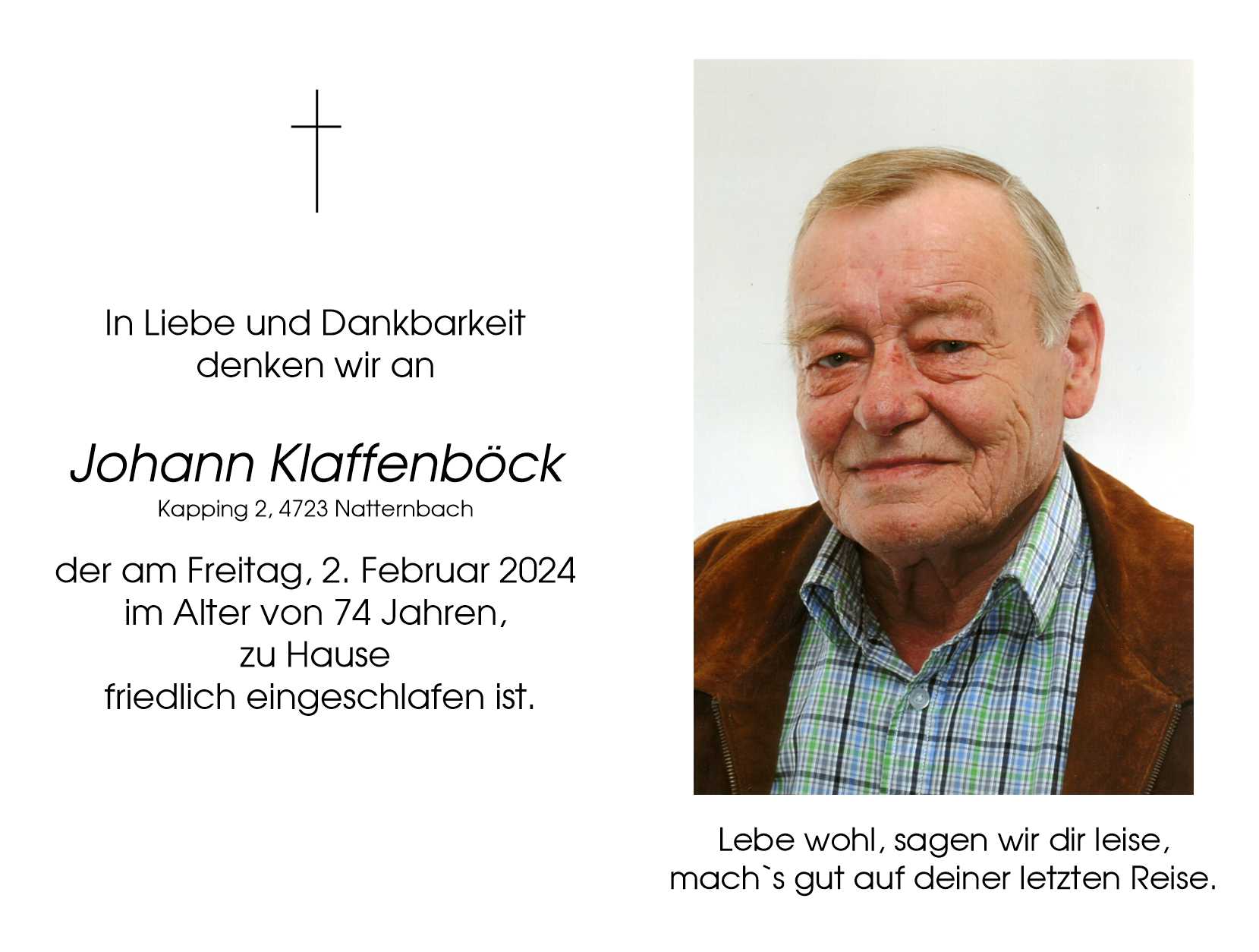 Johann  Klaffenböck