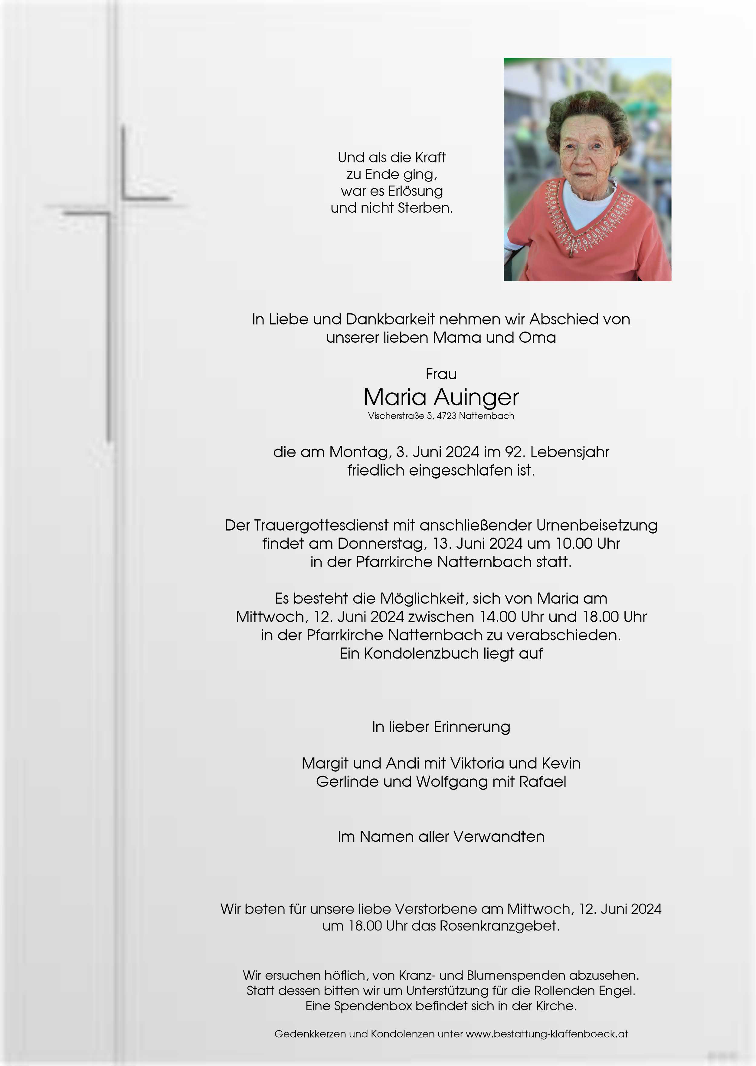 Maria  Auinger