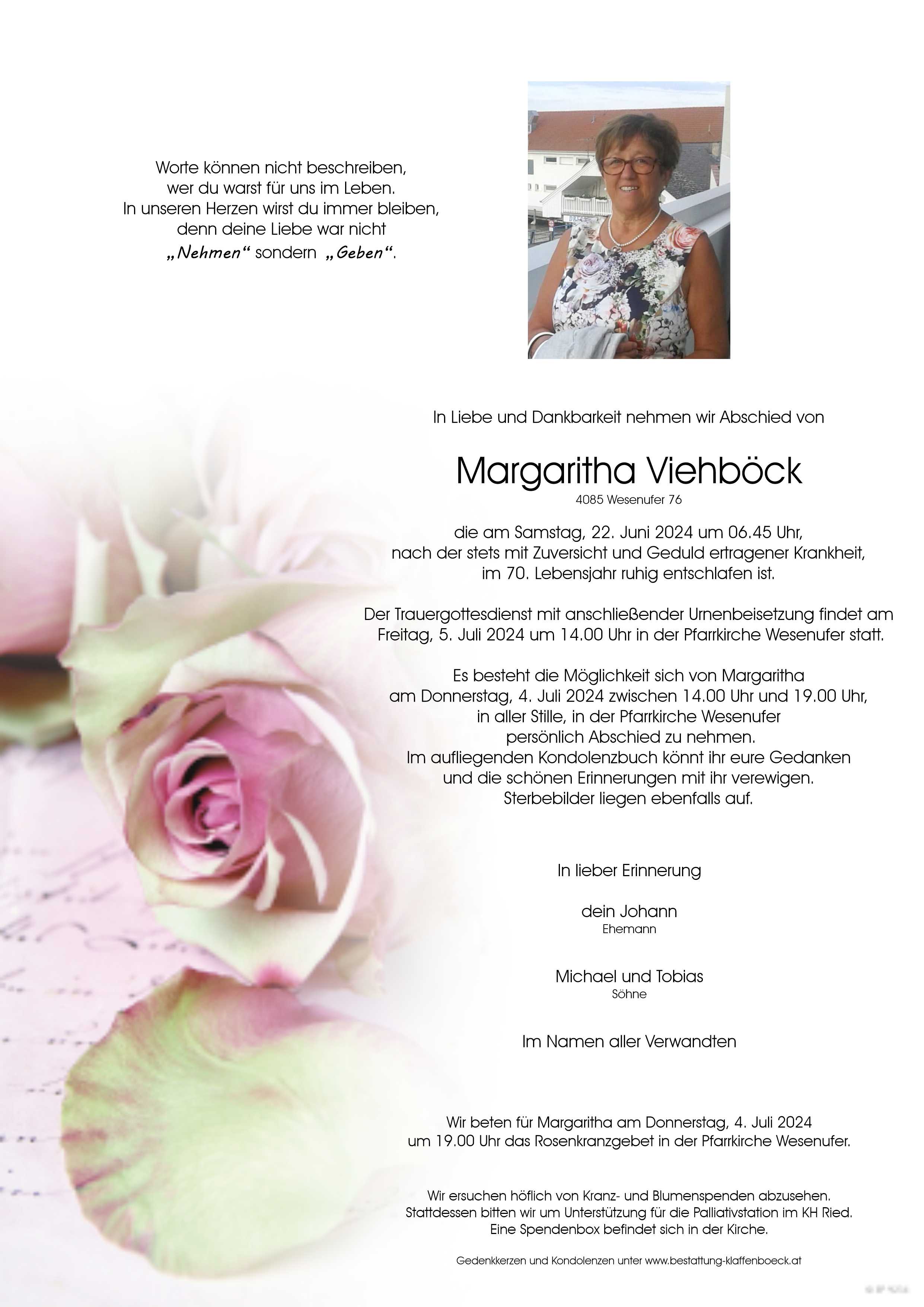 Margaritha  Viehböck