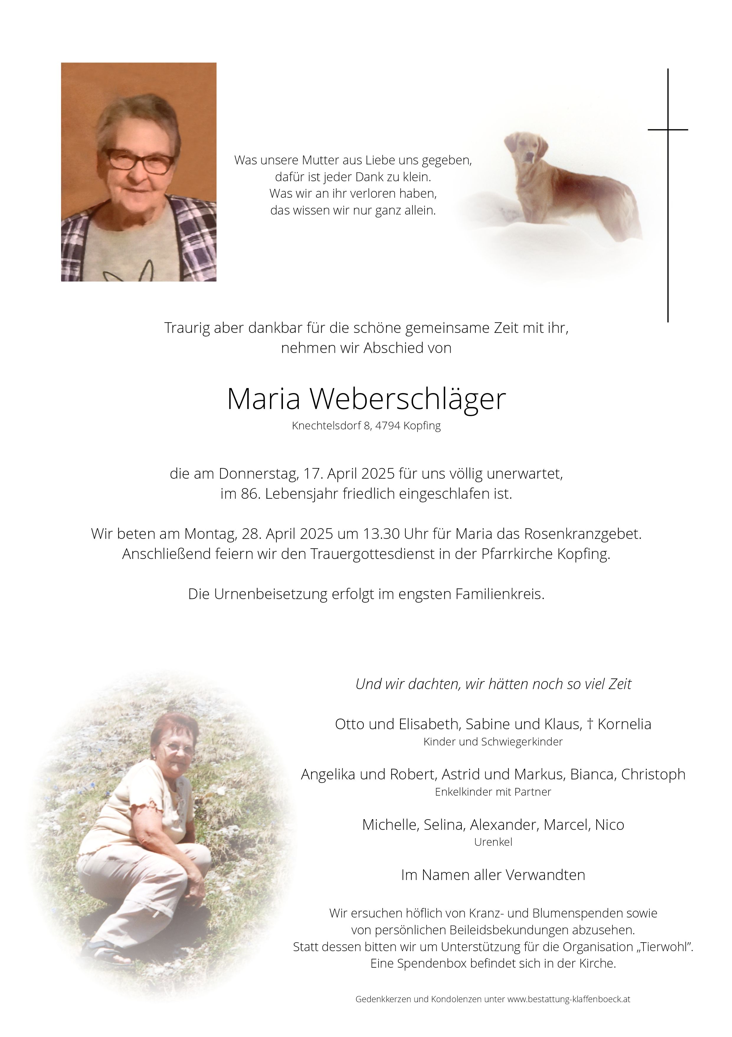 Maria  Weberschläger