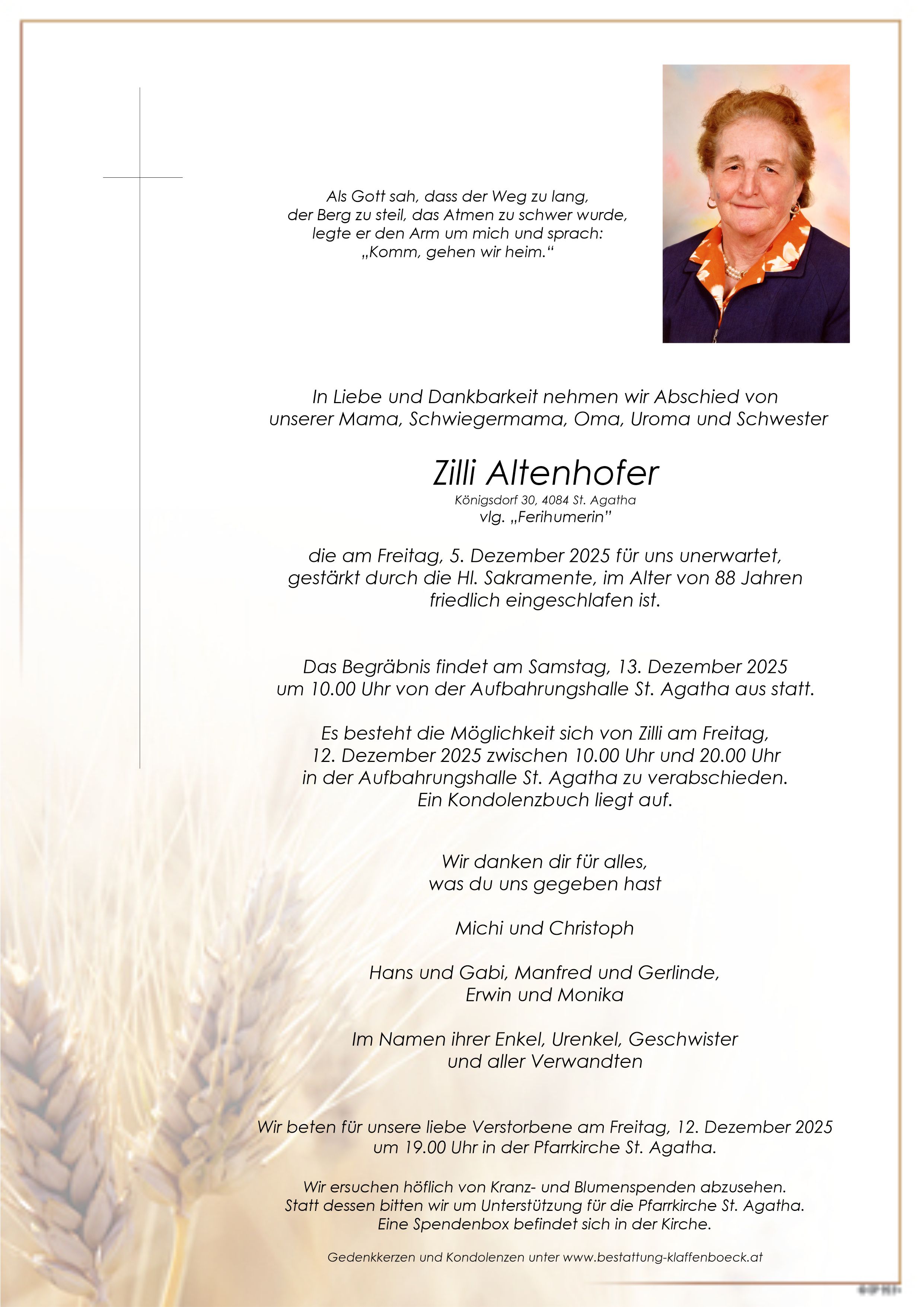 Zäzilia  Altenhofer