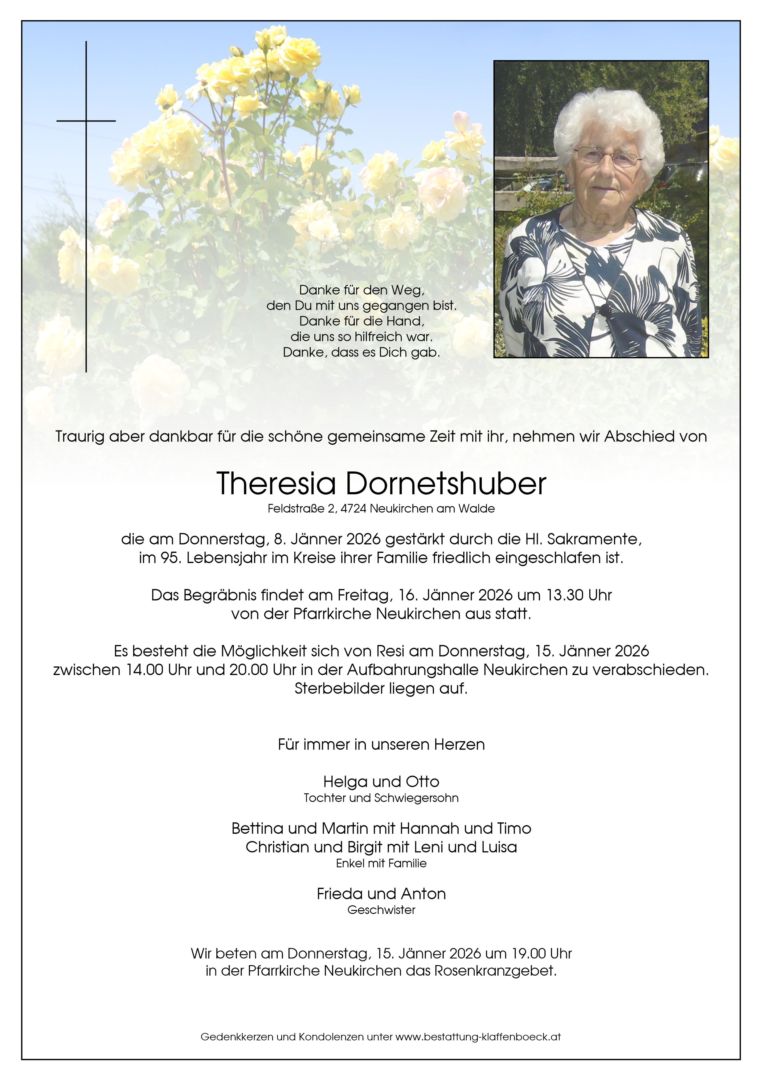 Theresia  Dornetshuber