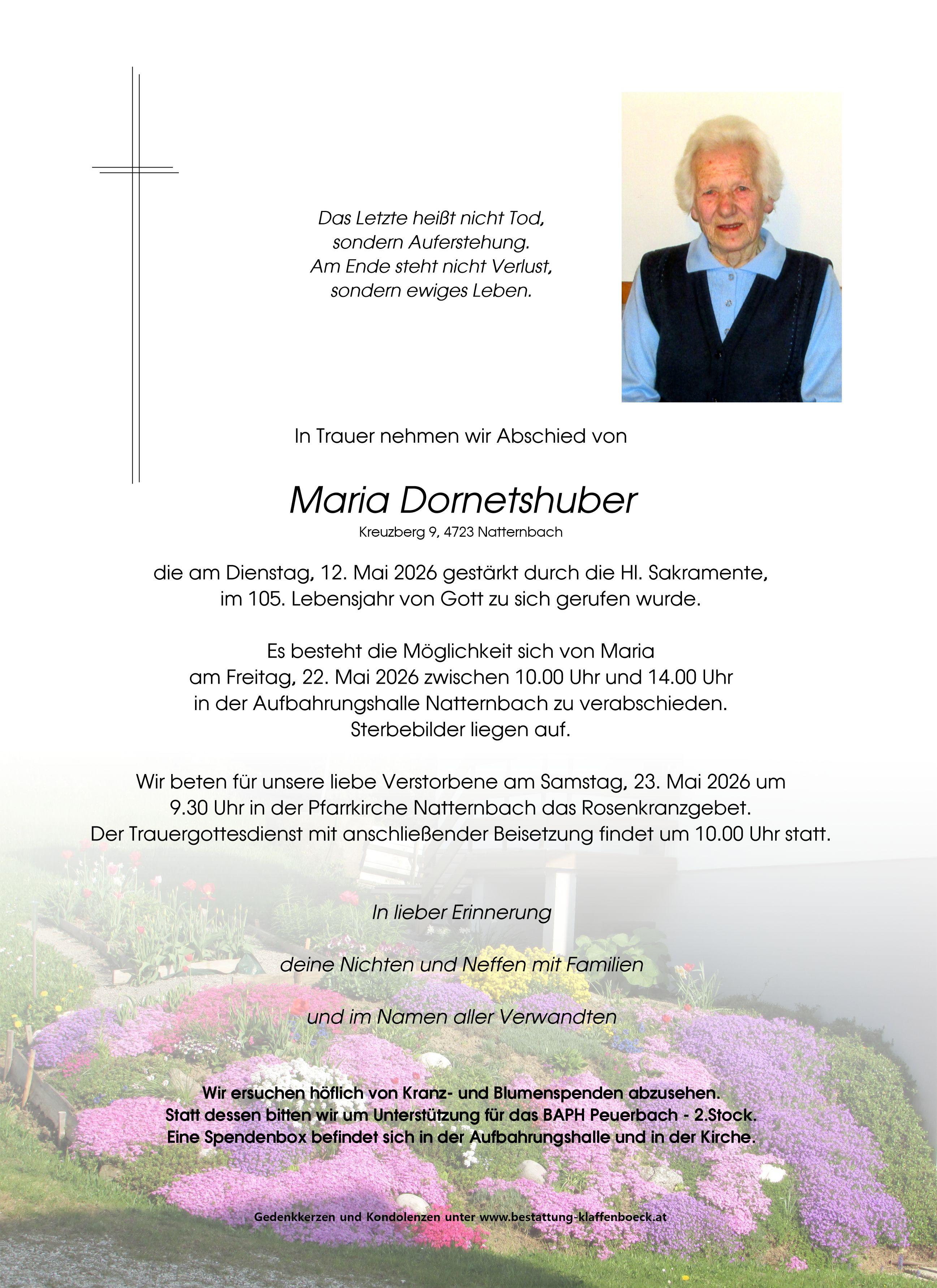 Maria  Dornetshuber