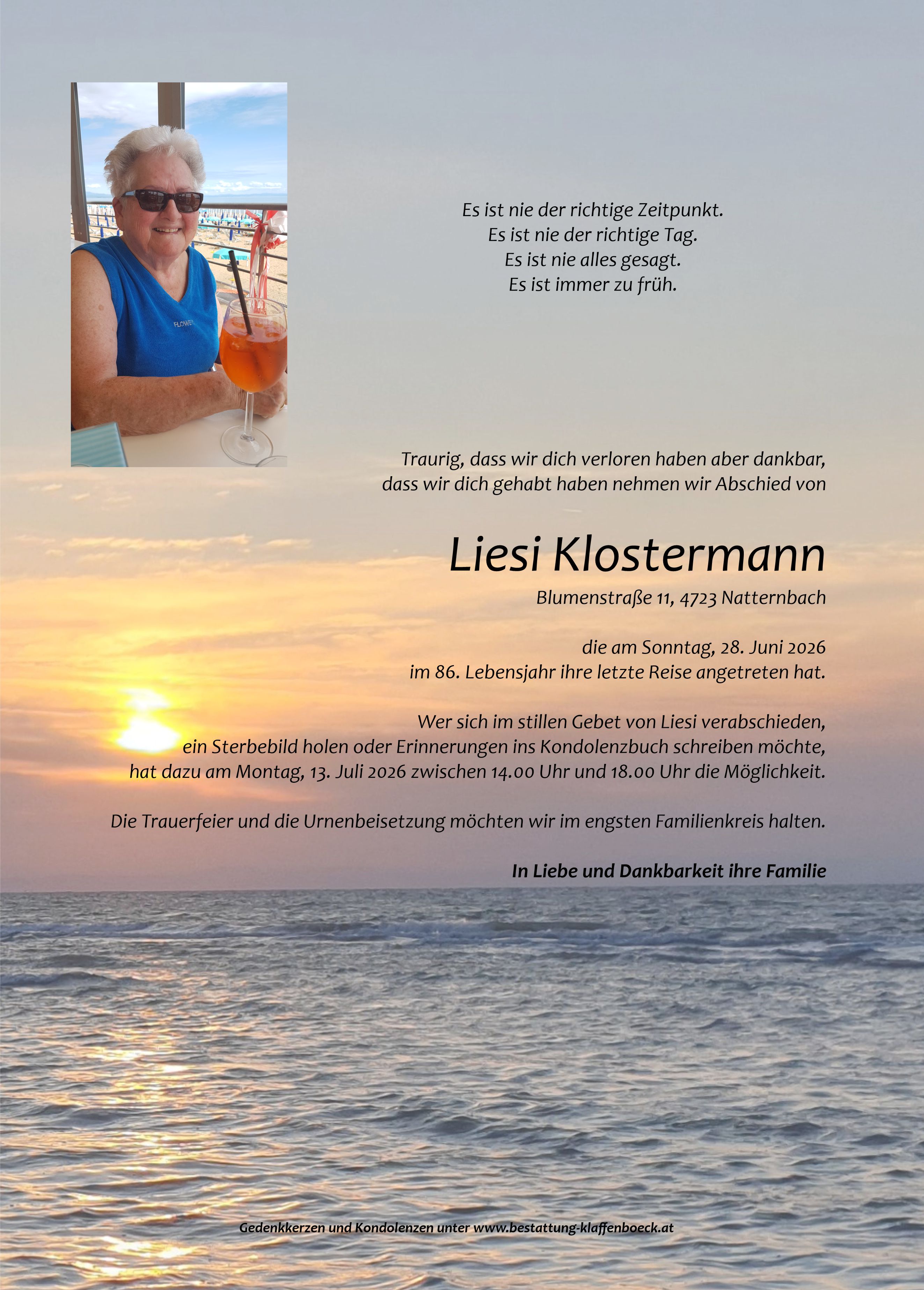 Lieselotte  Klostermann