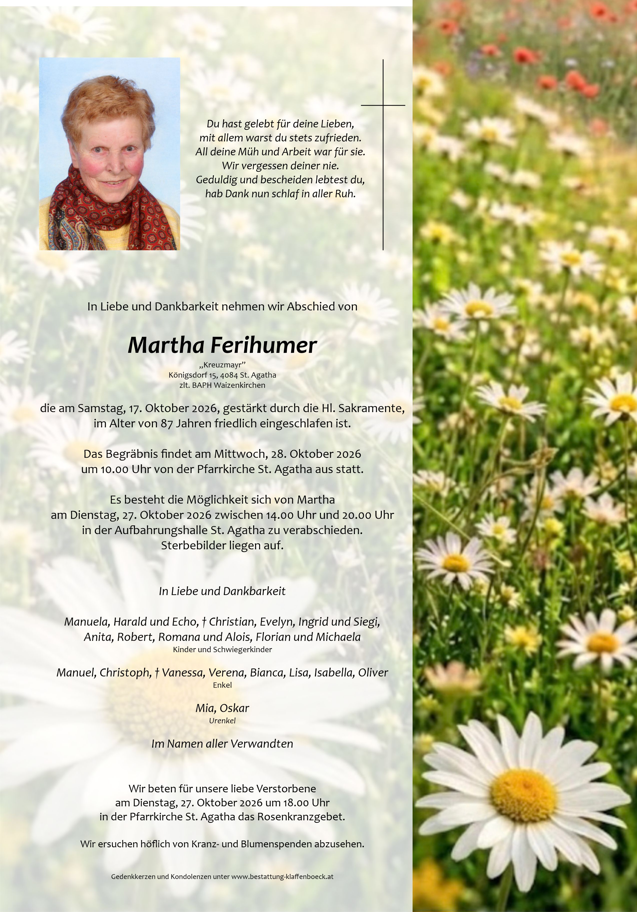 Martha Ferihumer, vlg. Kreuzmayr